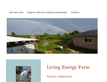 Tablet Screenshot of livingenergyfarm.org